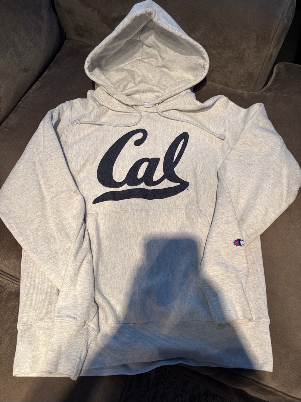 Champion Cal - University of California Berkeley-Light Gray-Navy Logo